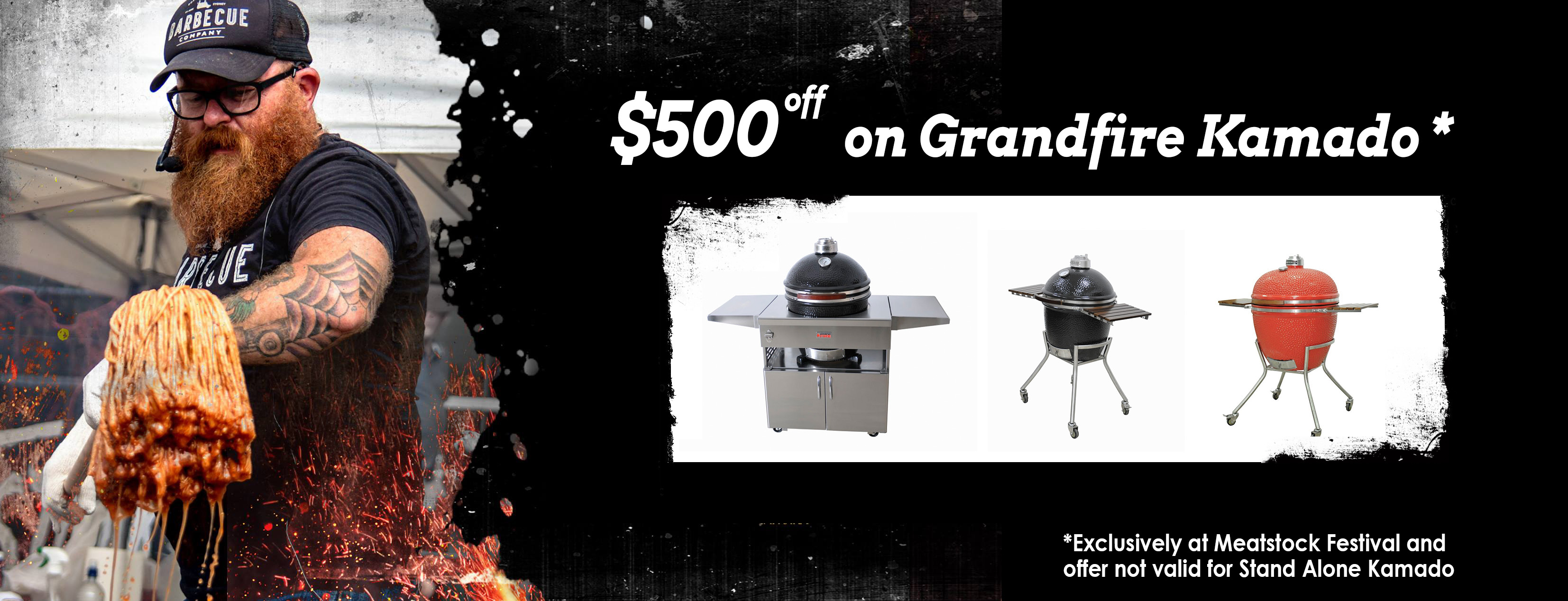 Meatstock Festival Auckland - Grandfire Kamado Deals