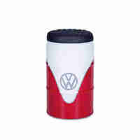 VW T1 Bus Stool Oil Drum (60L) - WHITE/RED