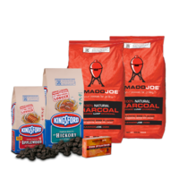 2 bags of 10 KG KJ Charcoal & 2 bags Kingsford Briquettes &1 Firestarter