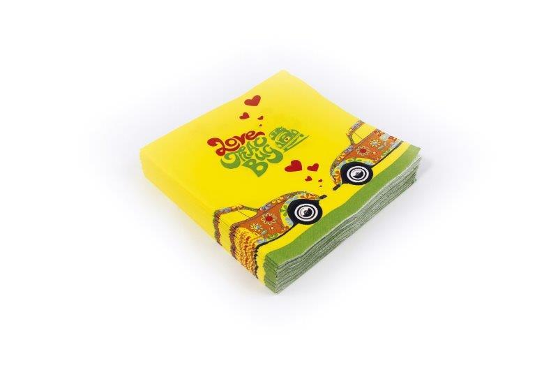 VW Beetle Design Printed Napkins – Love That Bug