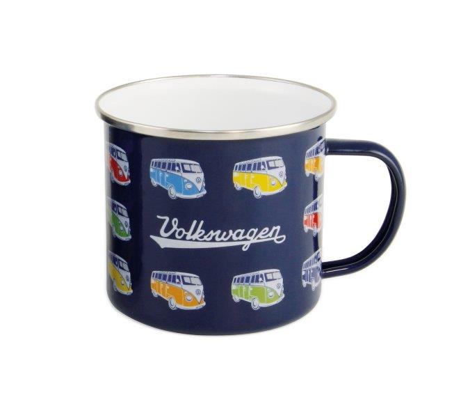VW T1 BUS ENAMEL MUG 500ml in Gift Box – PARADE / BLUE