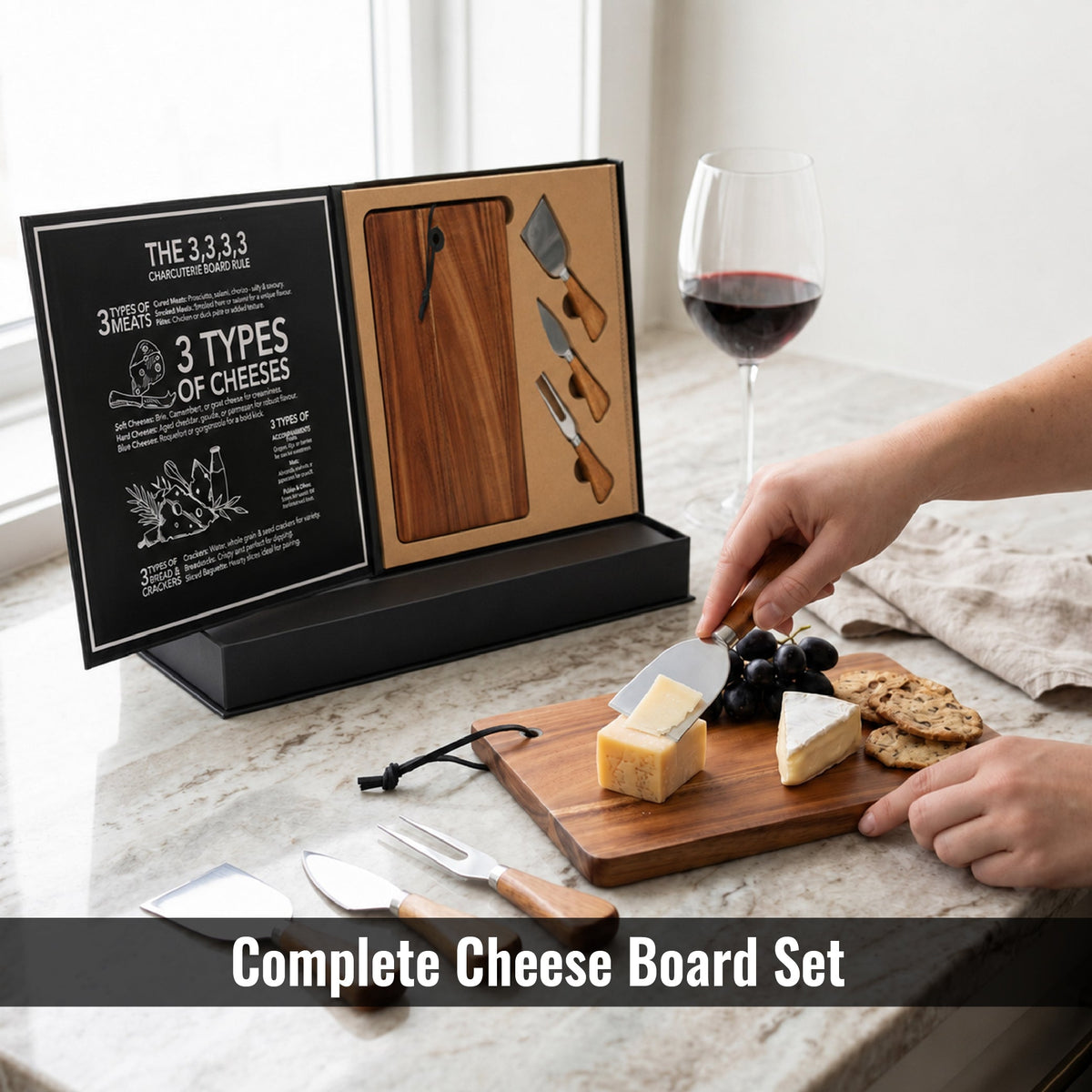 Gourmet Cheese Board Set – Book Box