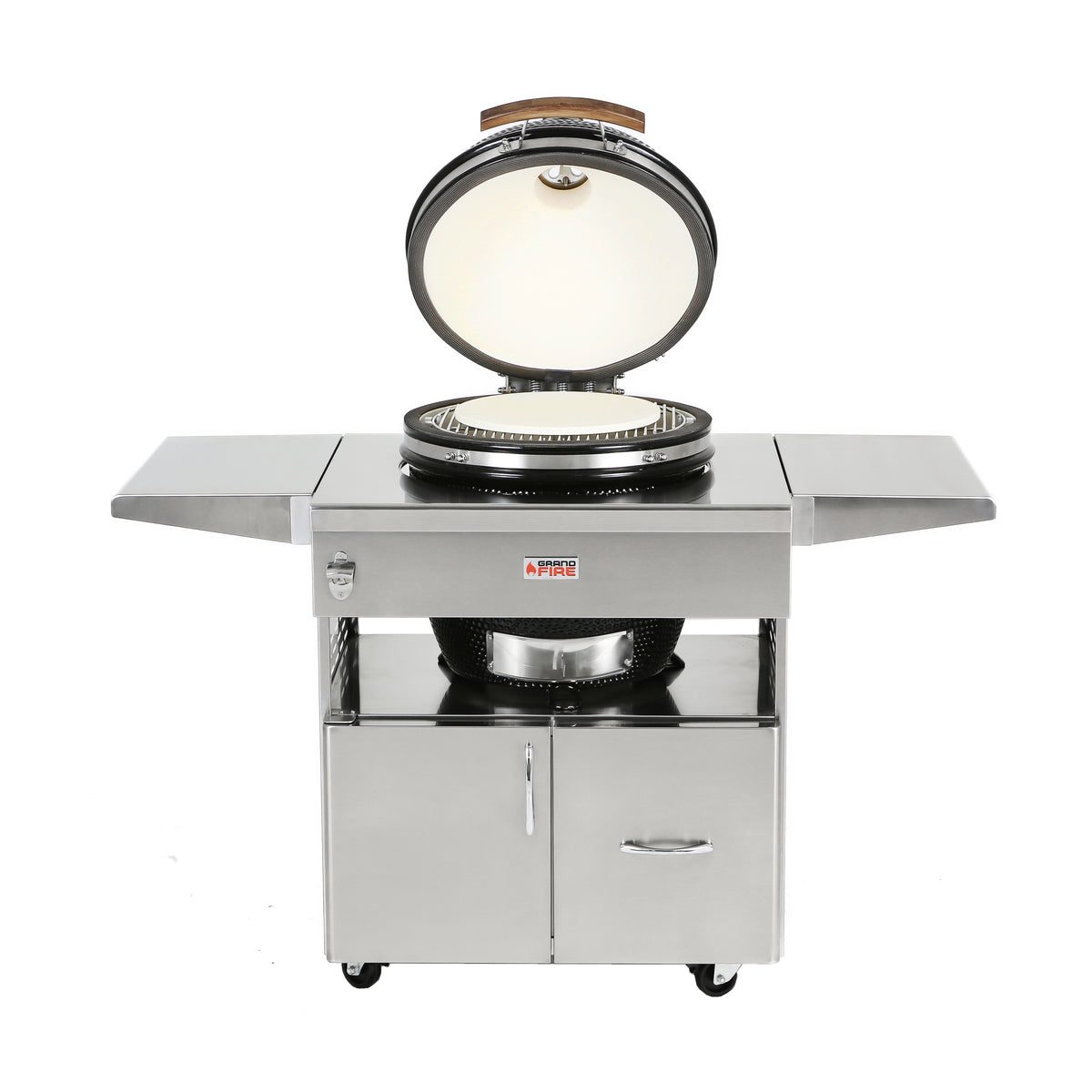 Grandfire Kamado 18" on Deluxe SS Table