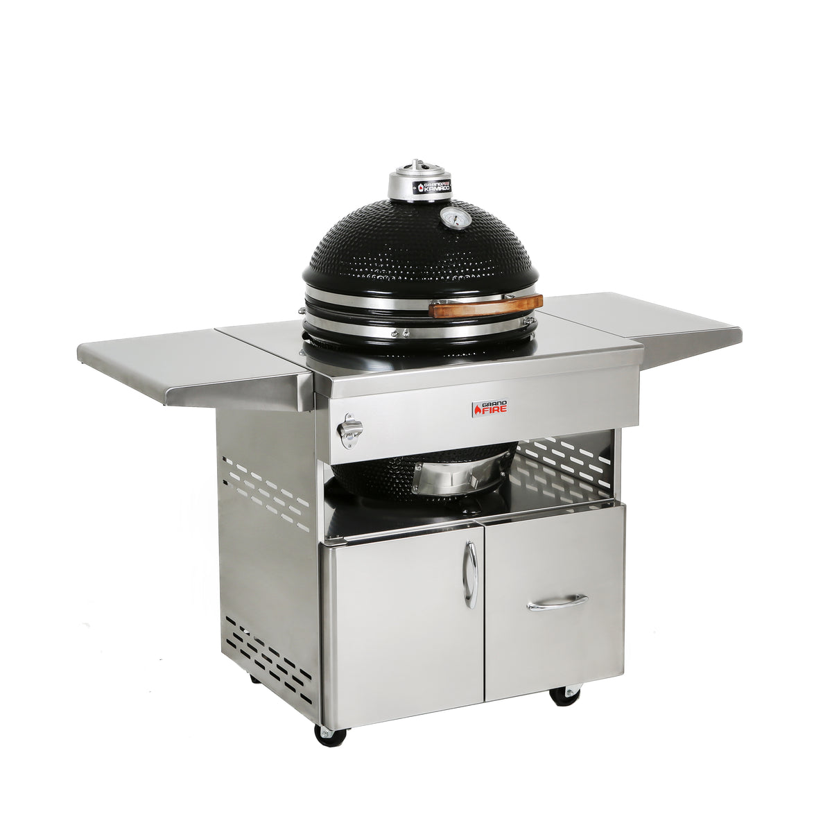 Grandfire Kamado 18" on Deluxe SS Table