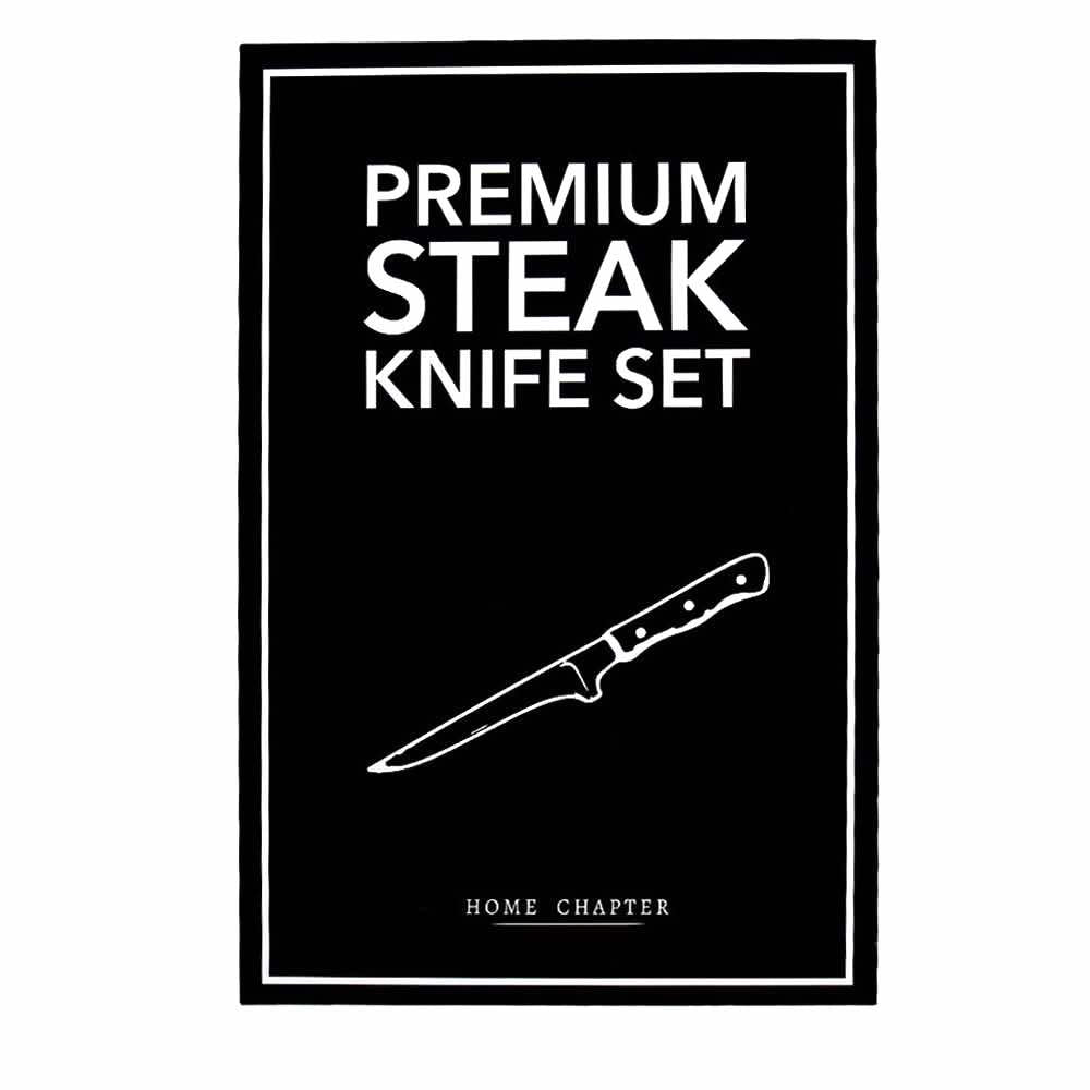 Premium Steak Knife Set – Book Box