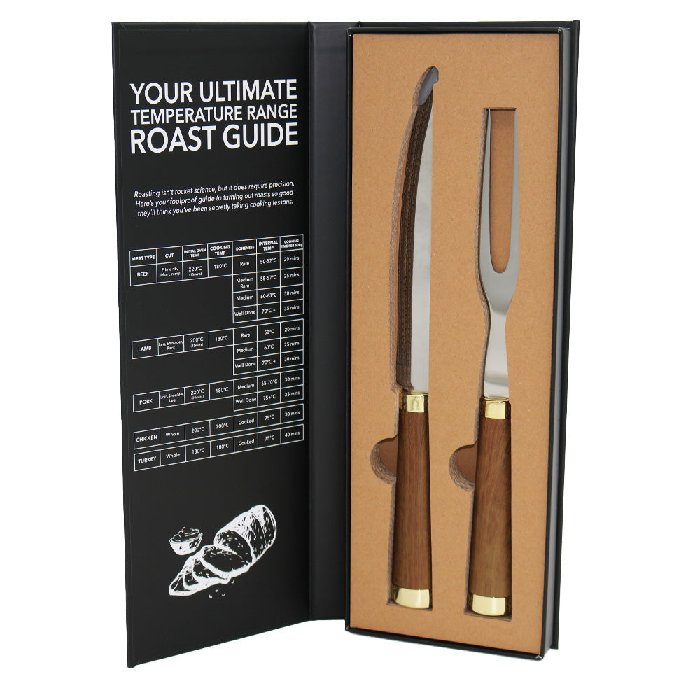 Premium 2-Piece Carving Set – Book Box