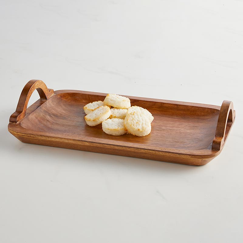 Wooden Tray With Handles
