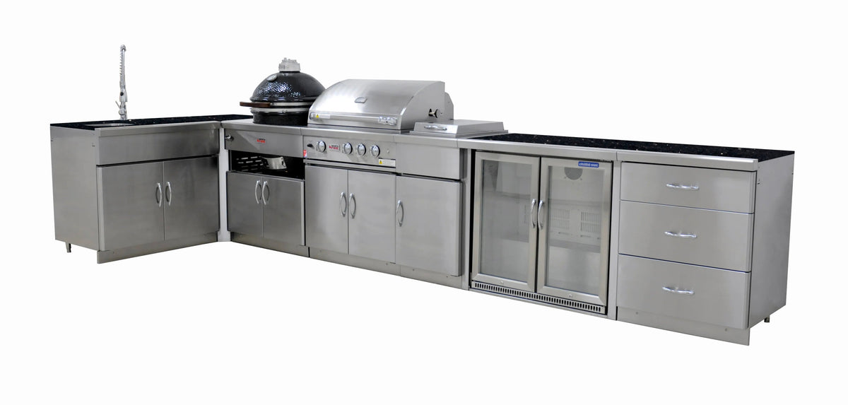 Outdoor Kitchen Package – Package with Double Fridge