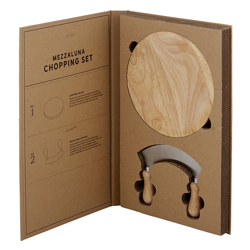 Cardboard Book Set – Mezzaluna Chopping