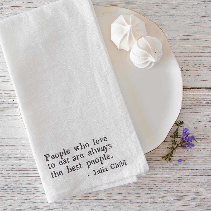Napkin Set – People Who Love To Eat Set / 4