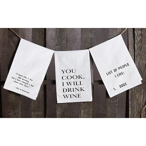 Thirsty Boy Tea Towel – You Cook