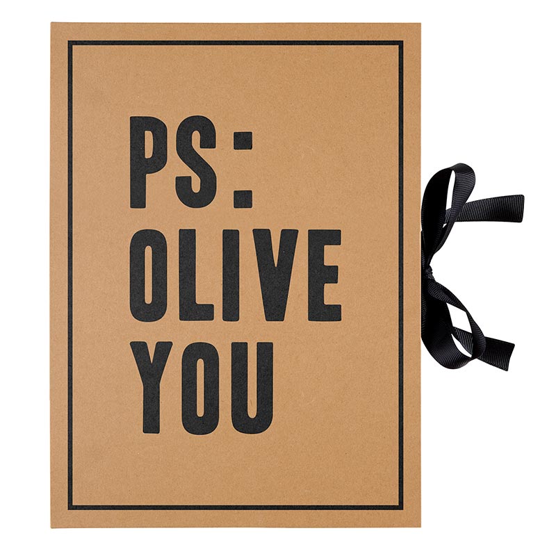 Cardboard Book Set – Olive + Pit Bowls