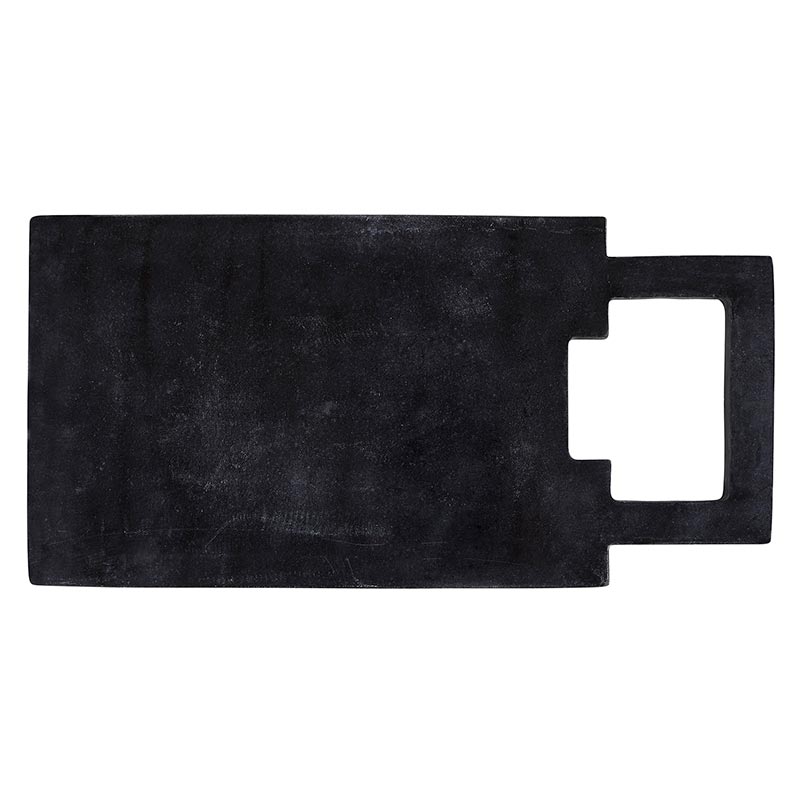 Marble Board with Square Handle – Black