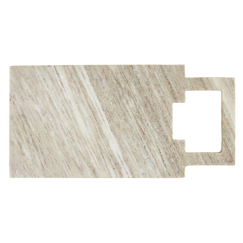 Marble Board with Square Handle – Grey