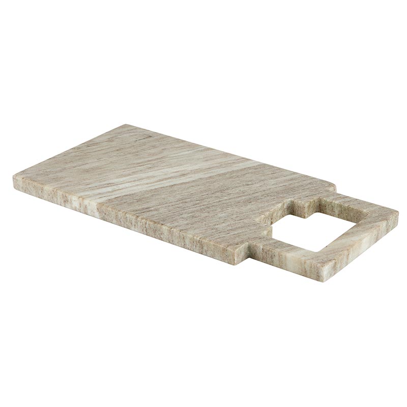 Marble Board with Square Handle – Grey