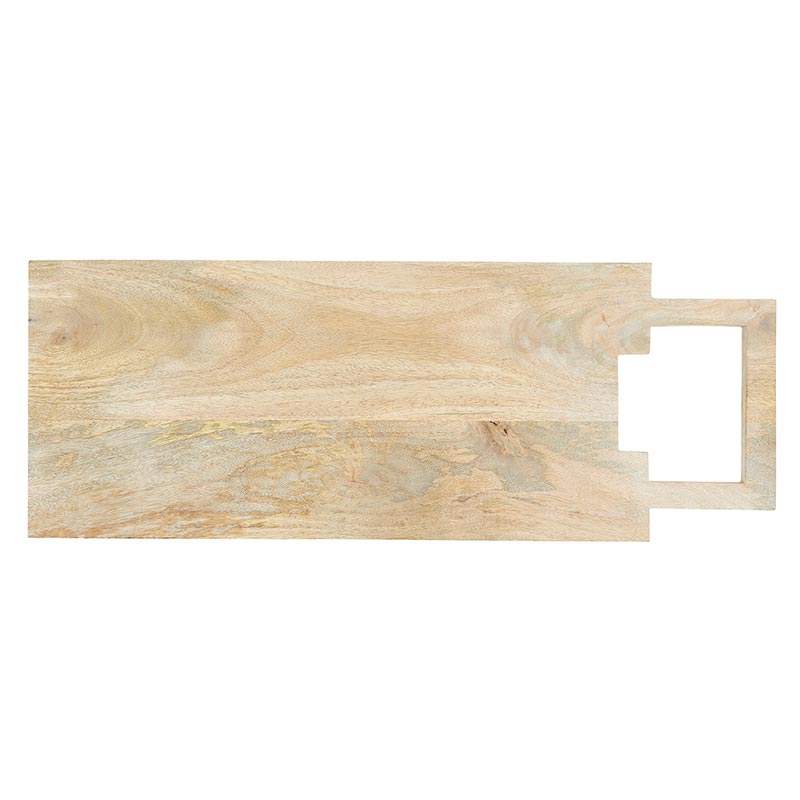 Charcuterie Board – Sq Handle Light Wash