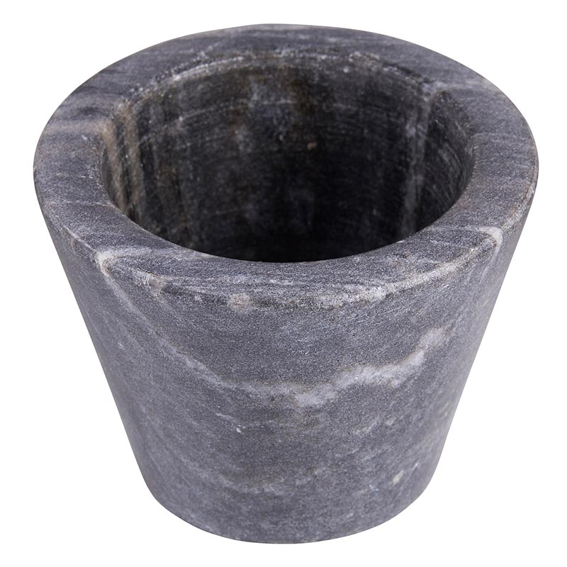 Marble Pinch Pot – Black