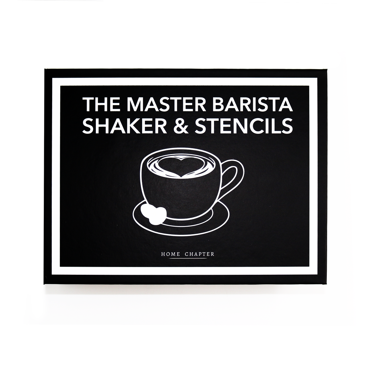 Master Barista Shaker & Stencil Set – Book Box