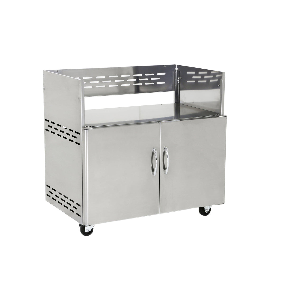Classic Stainless Steel 38″ BBQ Cart