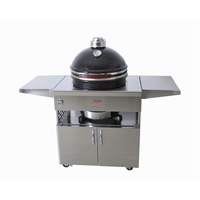 Cover for Grand Fire Kamado on S/Steel Table