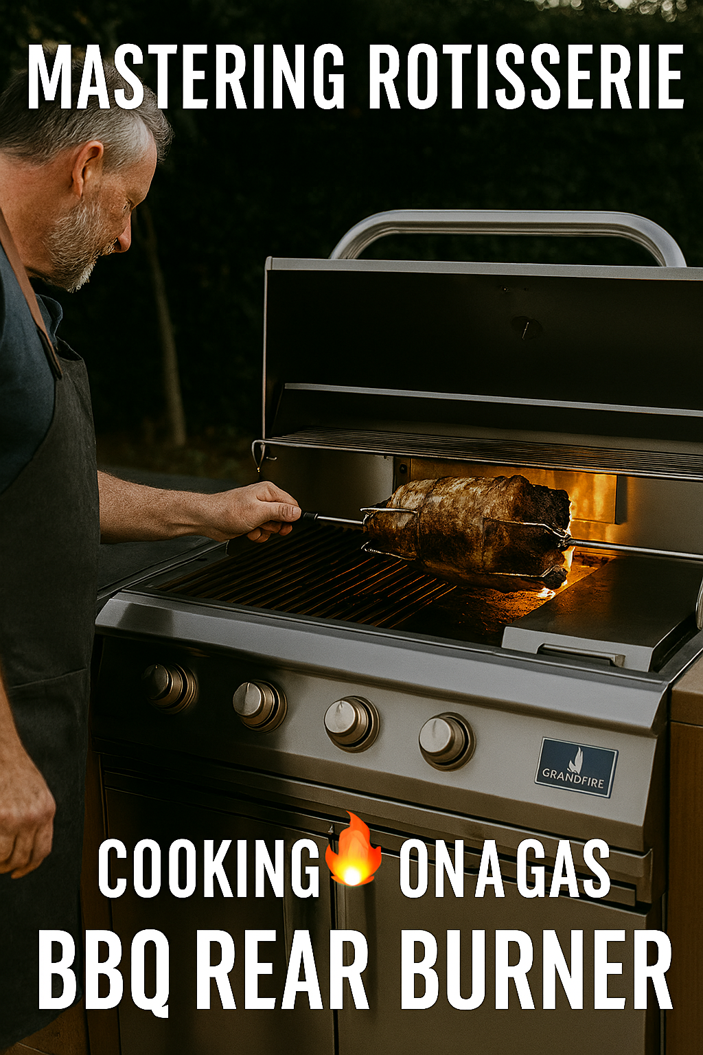 Mastering Rotisserie Cooking on a Gas BBQ with Rear Burner 🍖🔥