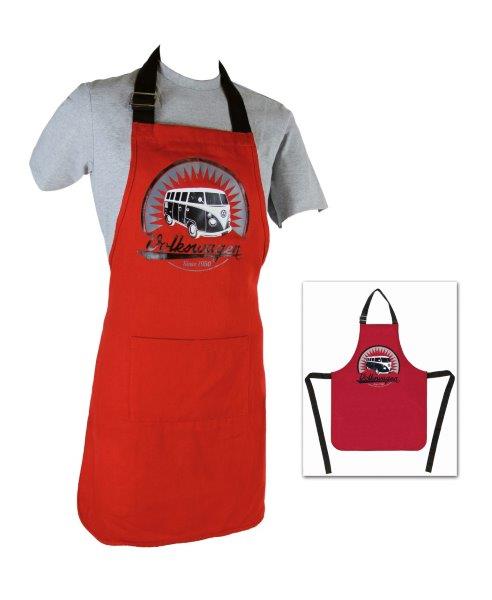 VW T1 Bus Apron in Gift Box – Vintage Logo / Red