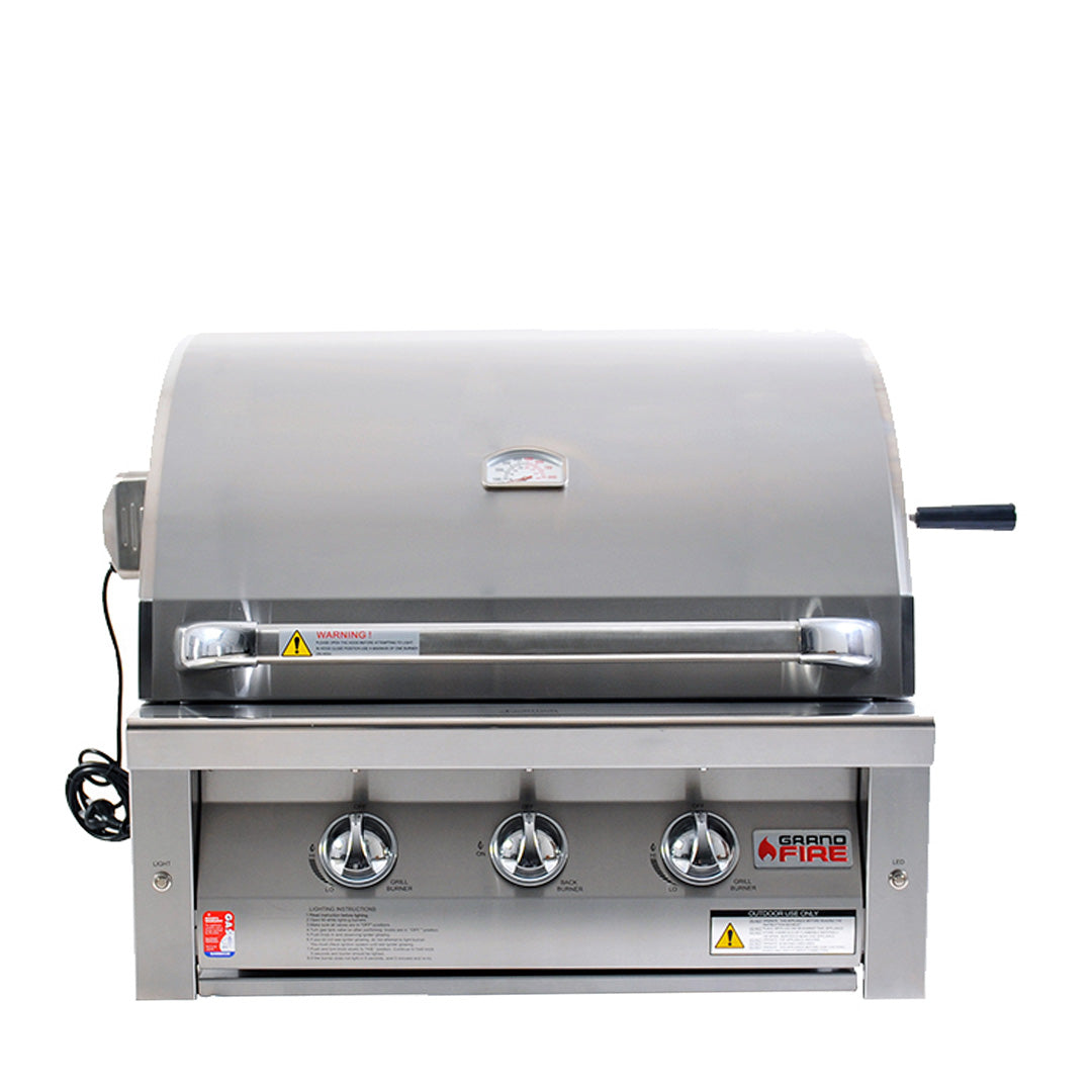 Deluxe 30" Gas BBQ Head Unit [For In-Build]