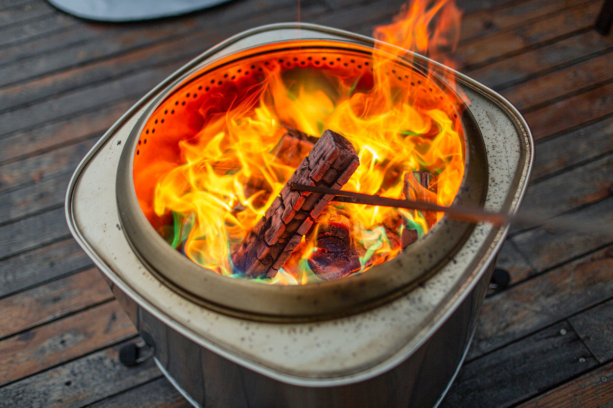 Flame Engine™ Smoke Less Fire Pit - Square