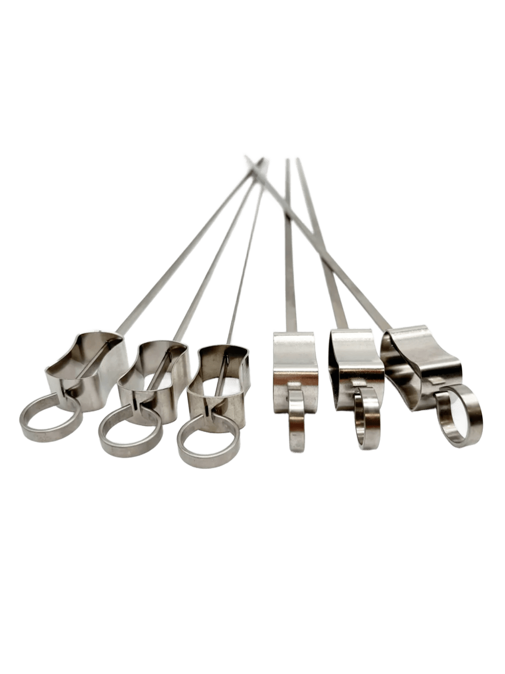 45cm Stainless Steel Kebab Skewers | 6 Pack