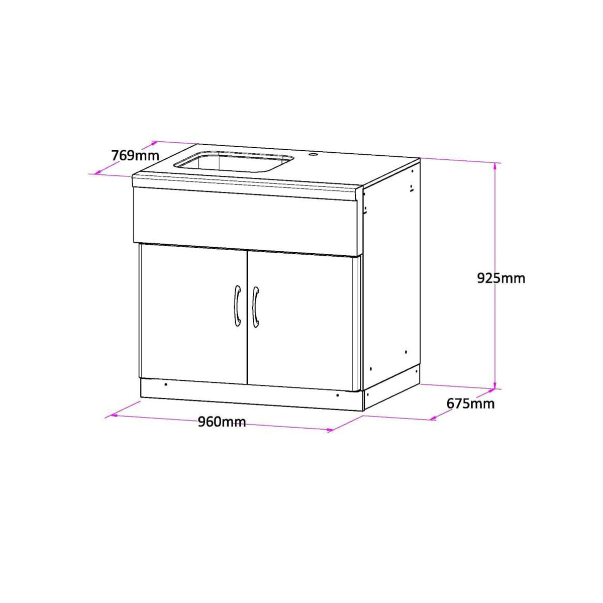 Outdoor Sink Module | Deluxe Series