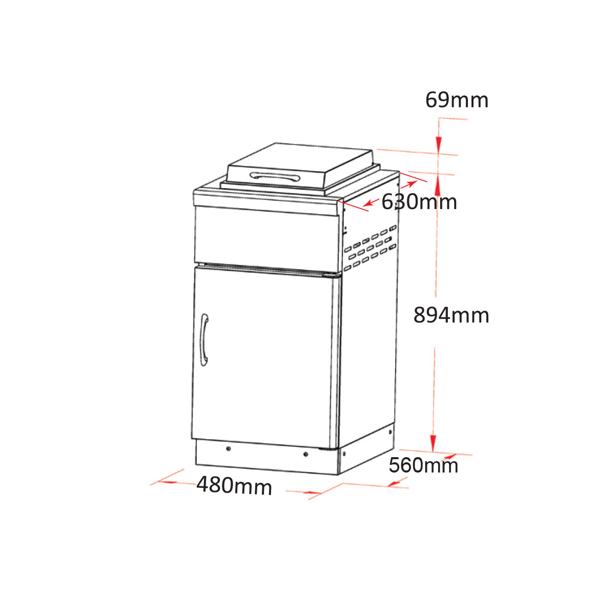 Single Side Burner Module | Classic Series