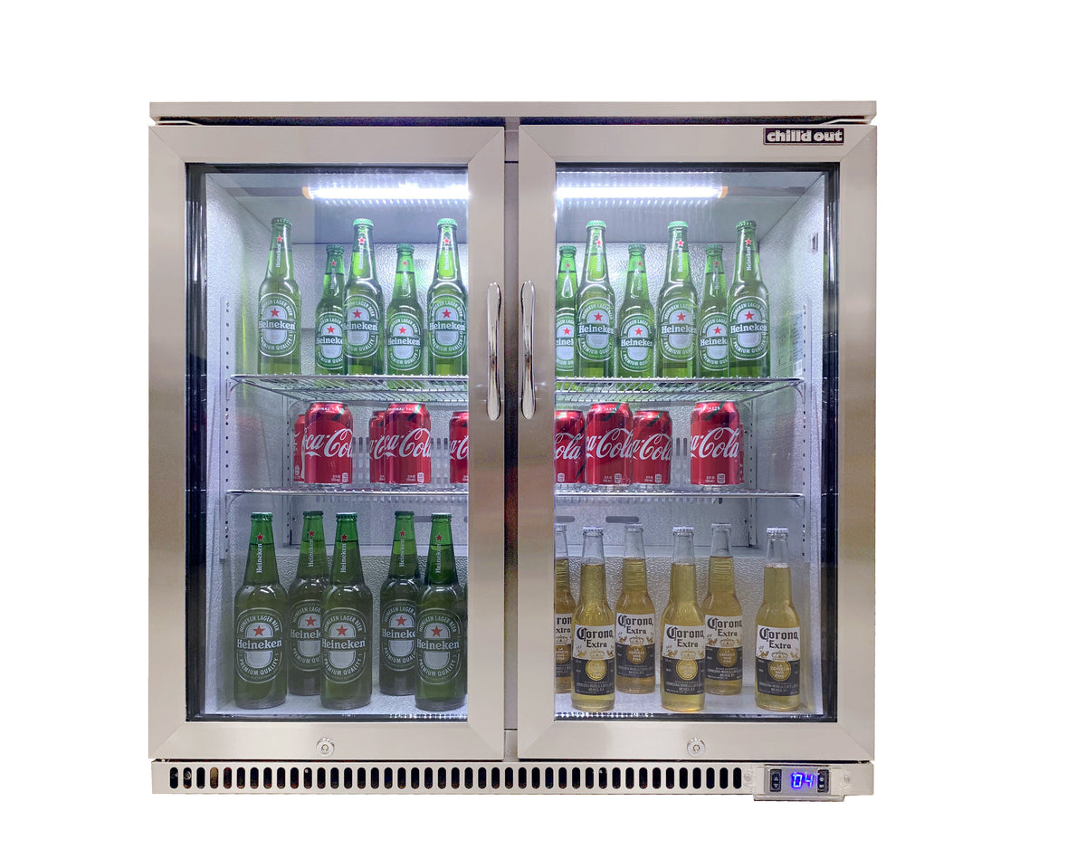 Double Door Alfresco Fridge With Deluxe Module