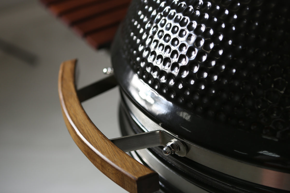 Bamboo Handle With Brackets | Grandfire Kamado 18"