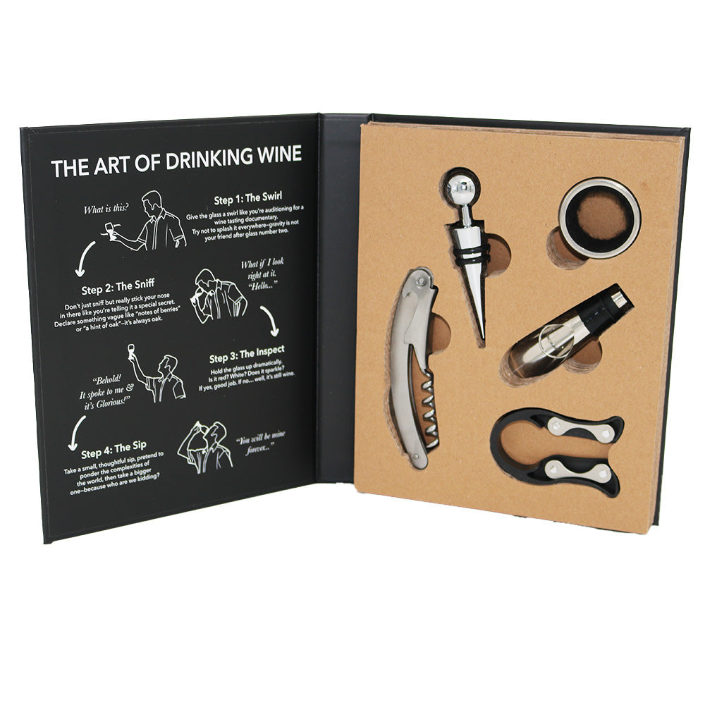 Essential 5-Piece Wine Set – Book Box