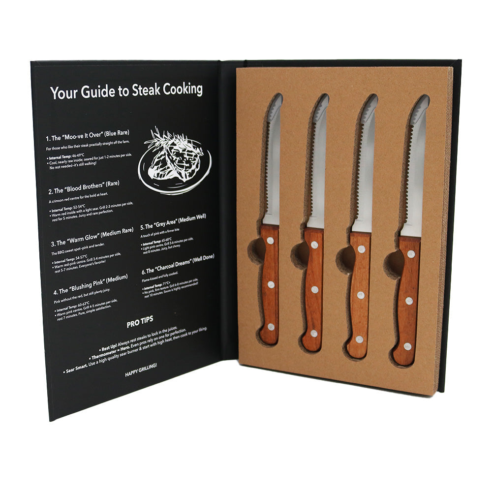 Premium Steak Knife Set – Book Box