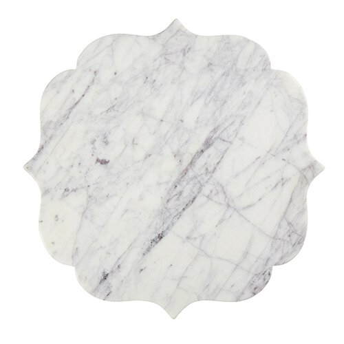 White / Lavender Marble Board