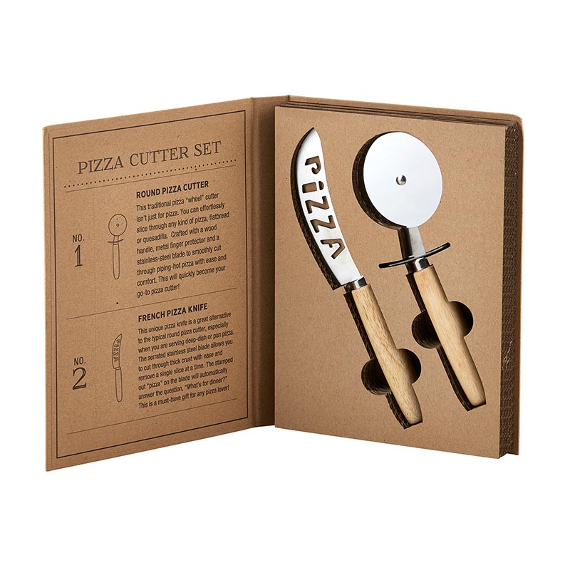 Cardboard Book Set- Pizza Cutter