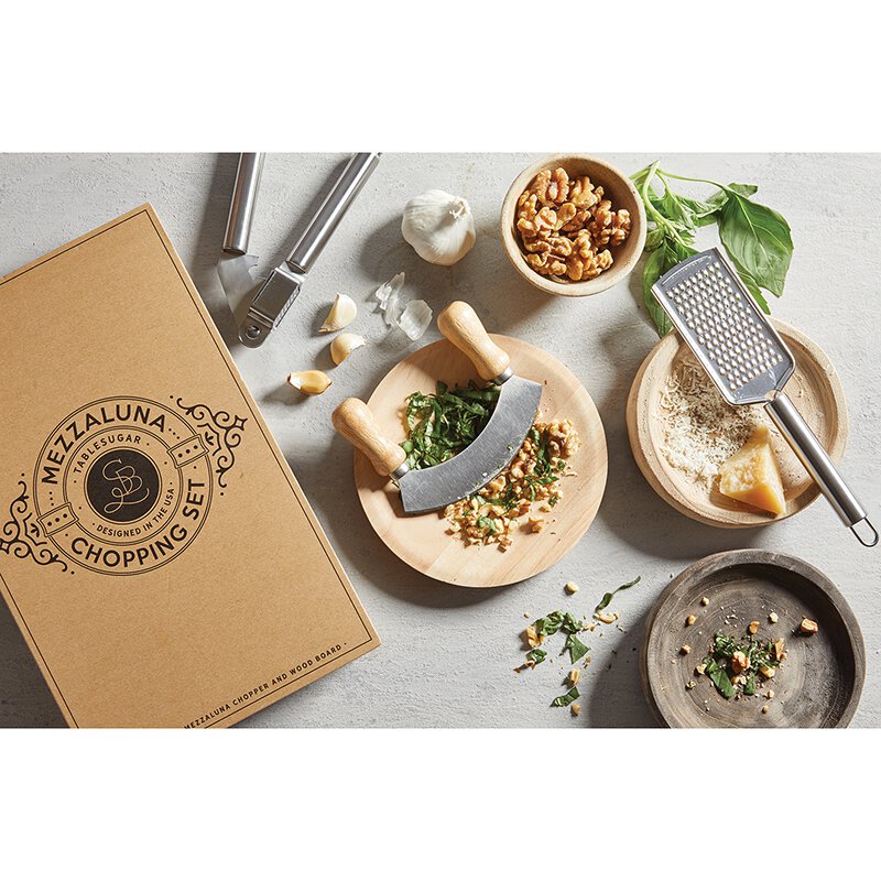 Cardboard Book Set – Mezzaluna Chopping