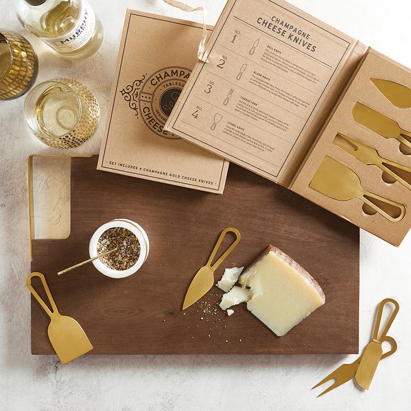 Wood + Brass Board – Rectangle