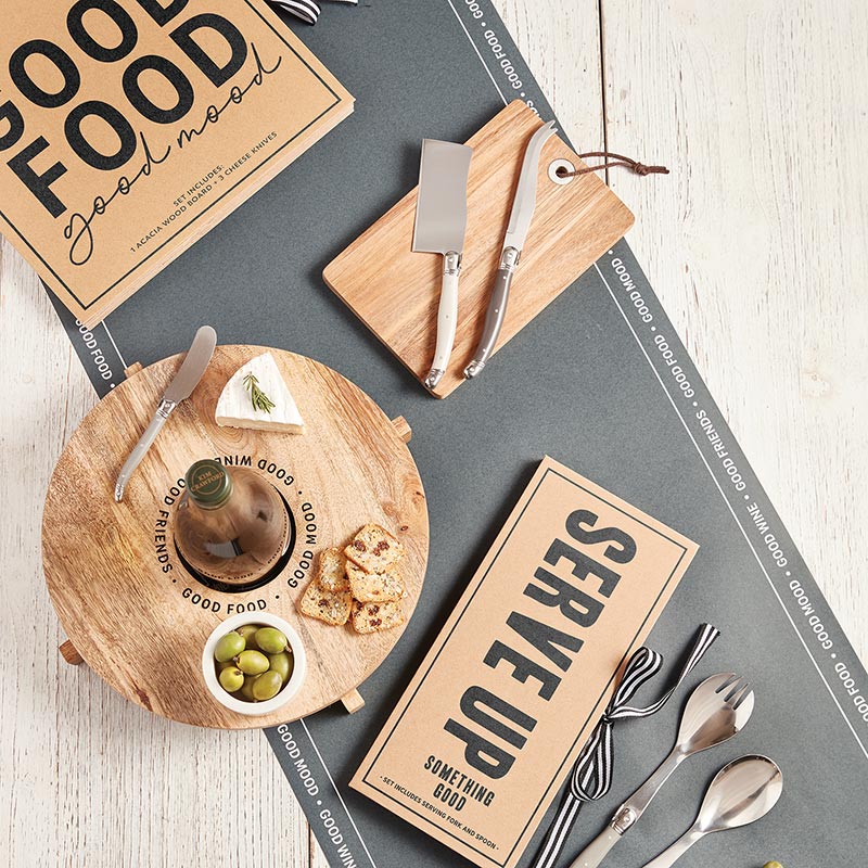 Paper Table Runner – Good Food Good Mood