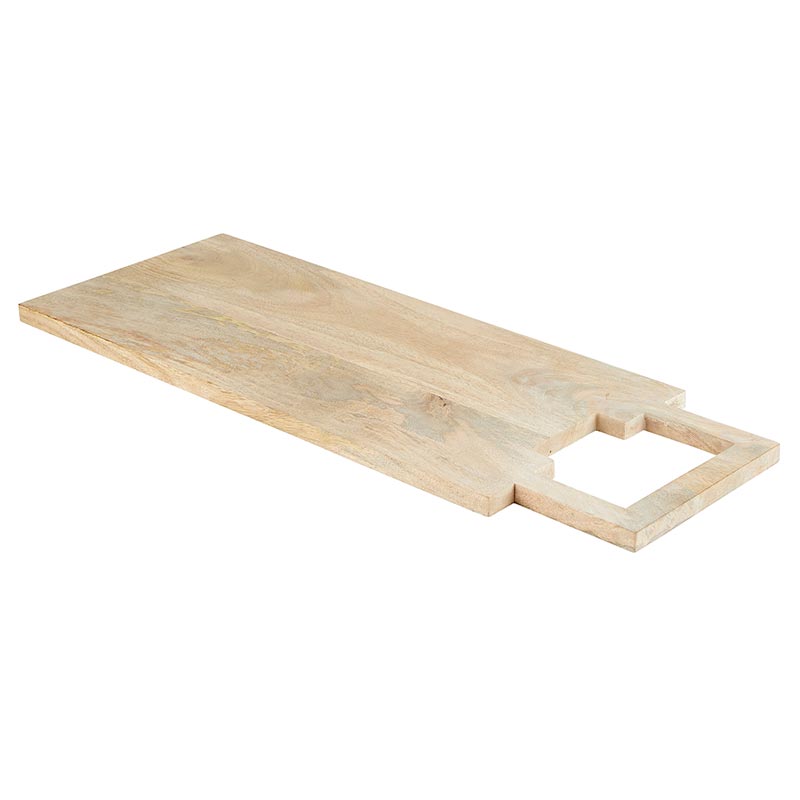 Charcuterie Board – Sq Handle Light Wash