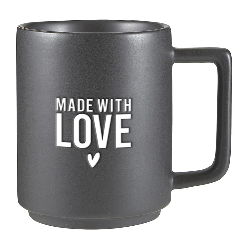 Matte Café Mug – Made With Love