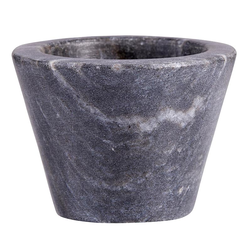 Marble Pinch Pot – Black