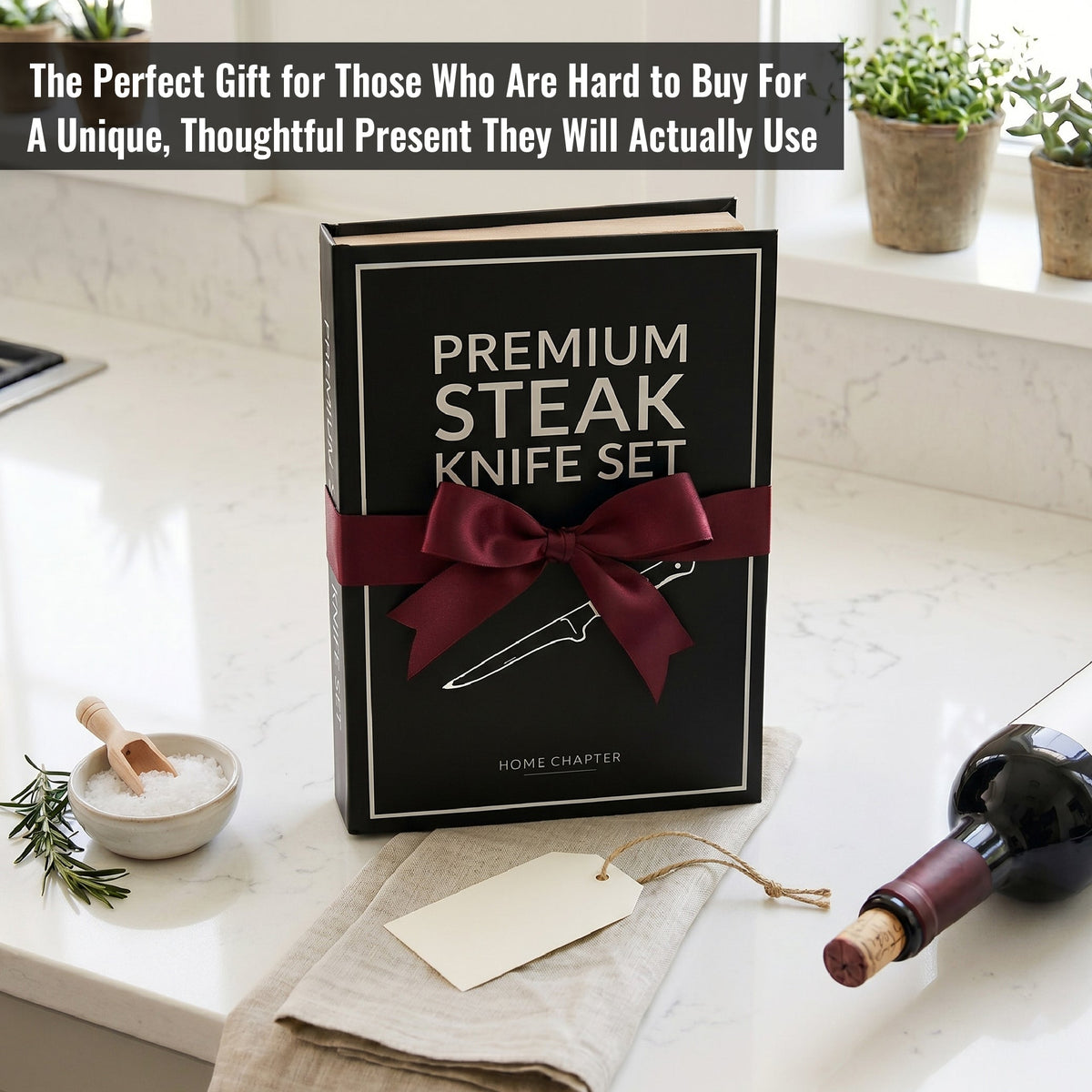 Premium Steak Knife Set – Book Box
