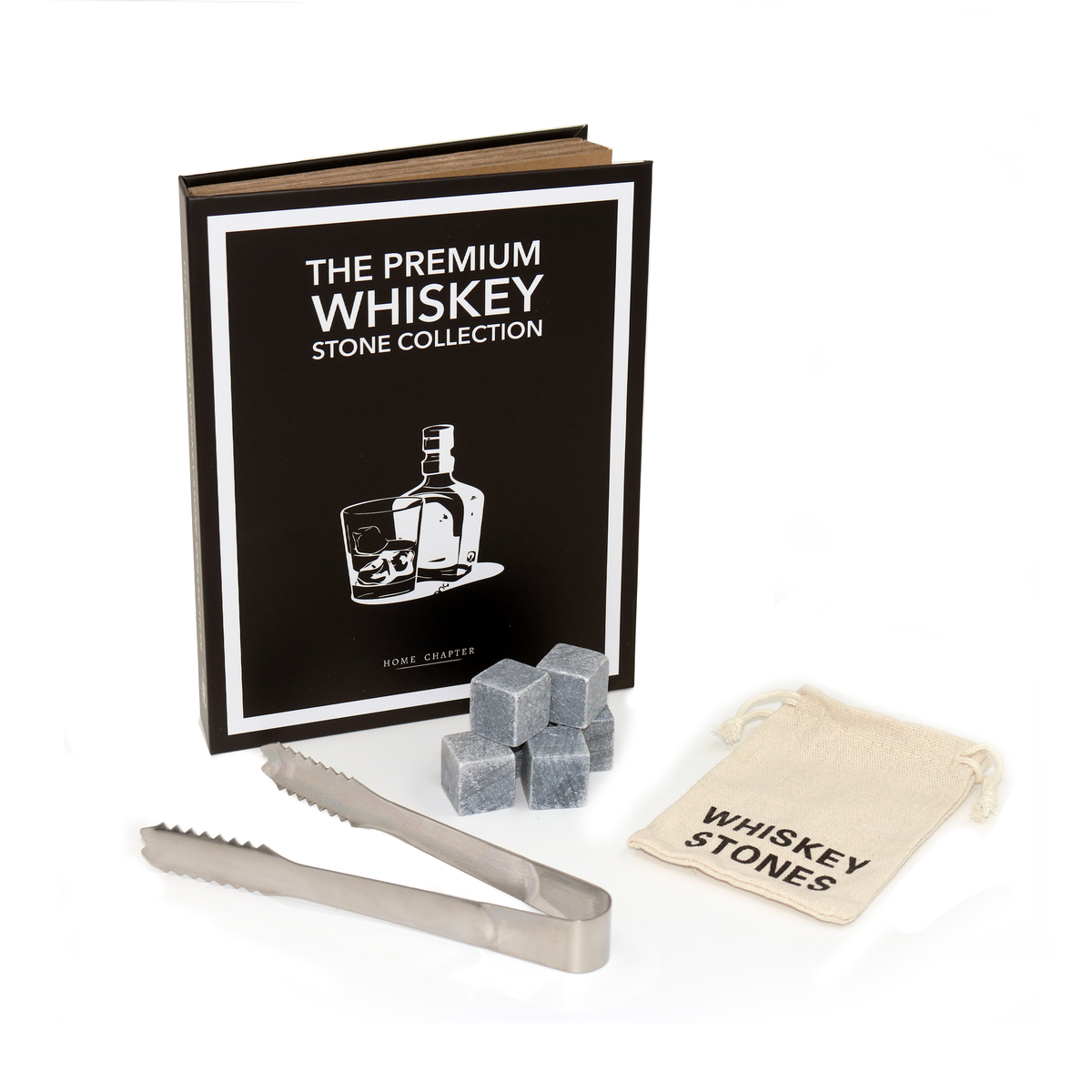 Premium Whisky Stone Collection – Book Box